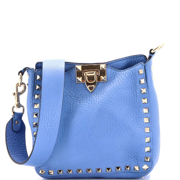 Valentino Garavani Handbags - Valentino Garavani Mini Rockstud Flip Lock Messenger Bag Leather